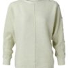 Textured sweater with buttons pale green 1000421-113 YAYA