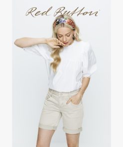 Relax short jog color RED BUTTON 2797