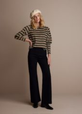 Sweater loose fit lurex stripe 3s4892 SUMMUM WOMAN