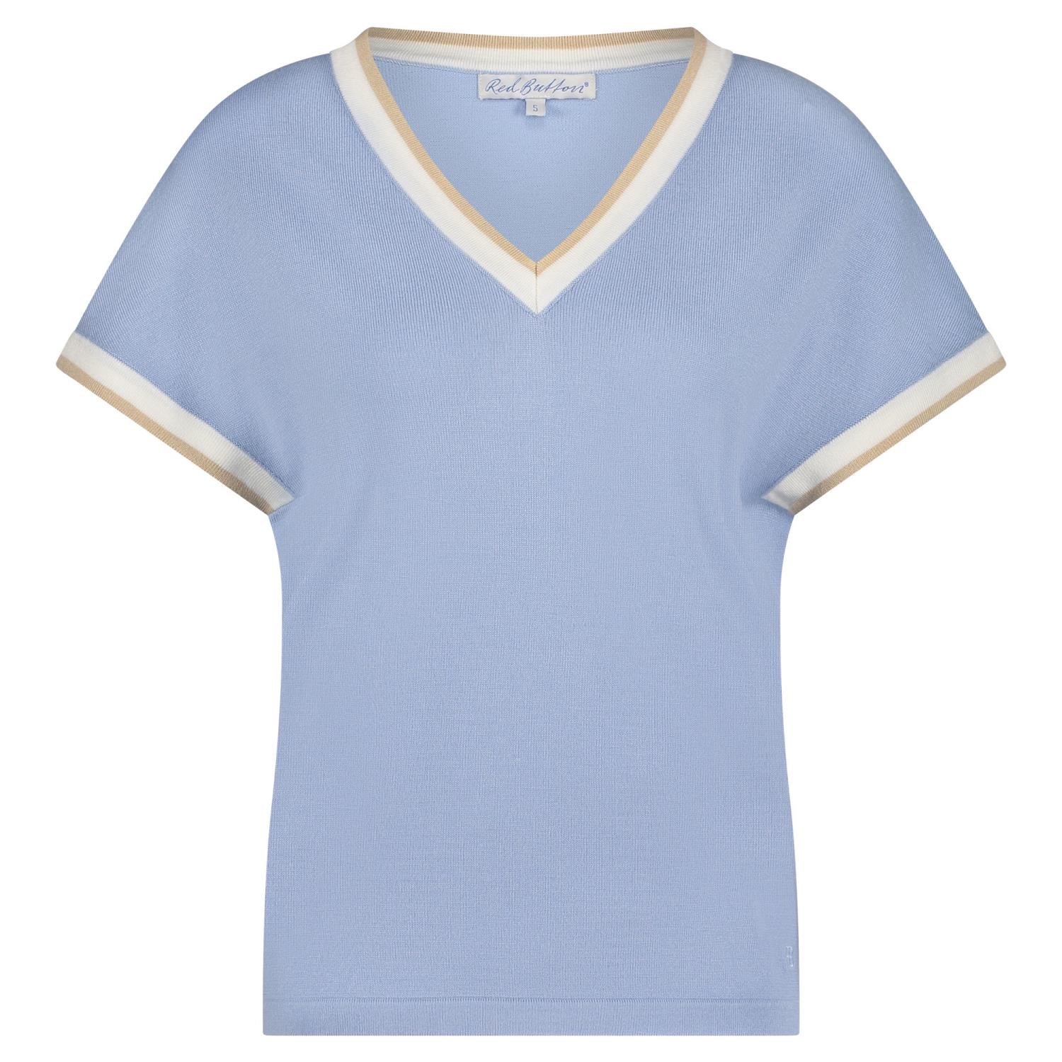 JERRY v-neck SRB4552 RED BUTTON