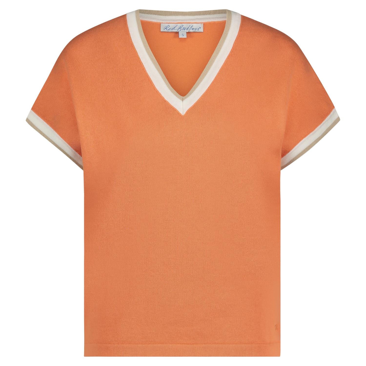 JERRY v-neck SRB4552 RED BUTTON