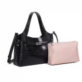 GINNY liten shopper med frontspenne 854000