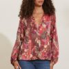 Maira Blouse Baked Burgundy