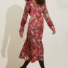 Maira Dress Baked Burgundy