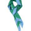 Allis, printed silk scarf green