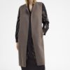 Edna, wool vest taupe