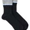Fille, wool socks dark grey