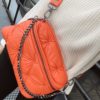 Elanor, leather bum bag orange