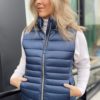 Lynn vest shiny blue