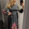 Anita dress deep asphalt