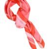 Allis, printed silk scarf pink