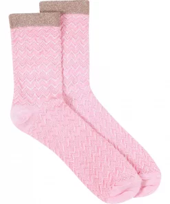 Kaila, viscose socks pink