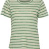 Nemias t-shirt greenbriar stripe