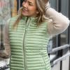 Arabella vest shiny green