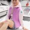 Arabella vest shiny lilla