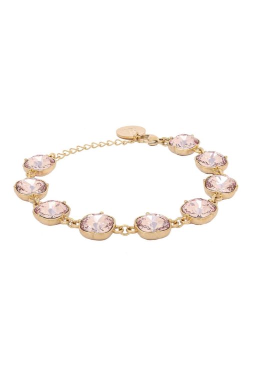 Carla Swarovski lux bracelet light peach
