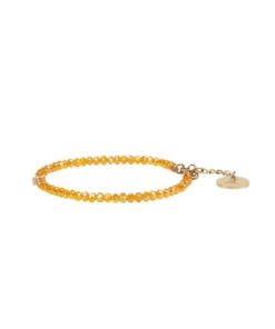 Fanny crystal bracelet orange