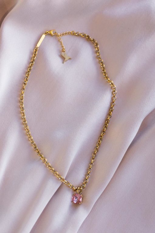 Carla chunky necklace Pink