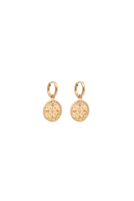 Compass earrings