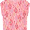 Nikki, sequince t-shirt Hexa print