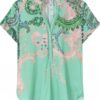 Madonna, shirt Green print