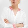 Annsofie, a-shape shirt White