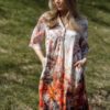 Costa, shirt dress Fade print