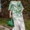 Hali, dress Beige print