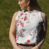 Aisa, top Embo print