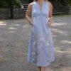 Antonette, dress Xenon blue