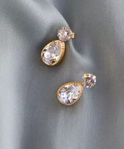 Billie drop earrings Clear