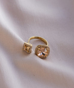 Tamara Swarovski ring Peach
