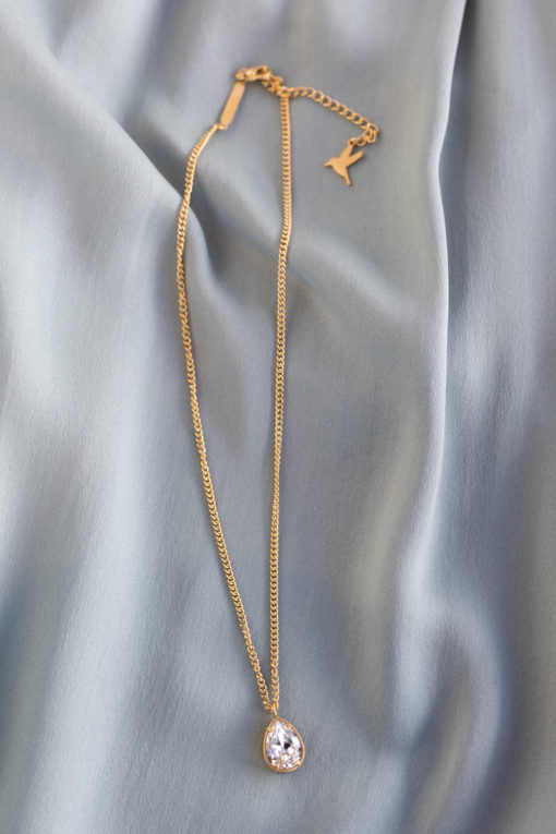 Billie Crystal necklace Clear