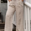 18870, pants, linen light beige