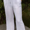 18870, pants, linen white