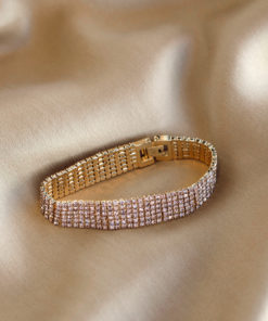 Abbie Zirconia bracelet Peach