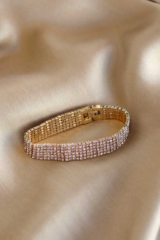 Abbie Zirconia bracelet Peach
