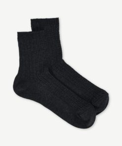Adele, lurex socks Black