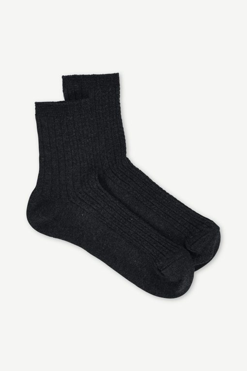 Adele, lurex socks Black
