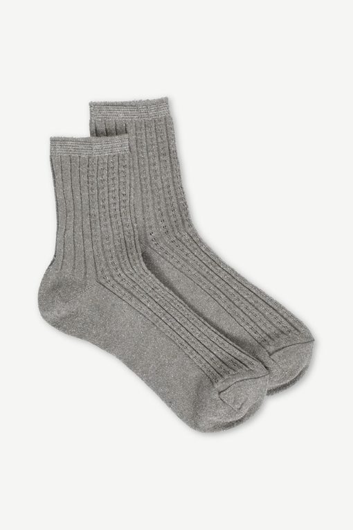 Adele, lurex socks Animal fur