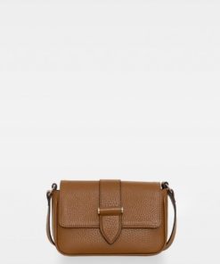 April small crossbody bag Cognac