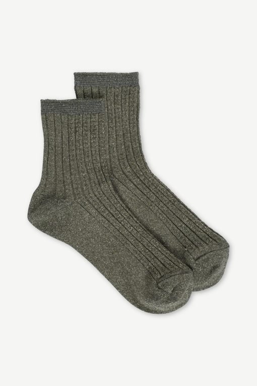 Adele, lurex socks Beetle