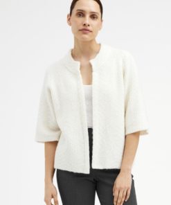 Parker, knit cardigan Off white