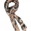 Allis, printed silk scarf Dark grey