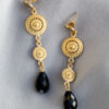 Bella earrings black drop