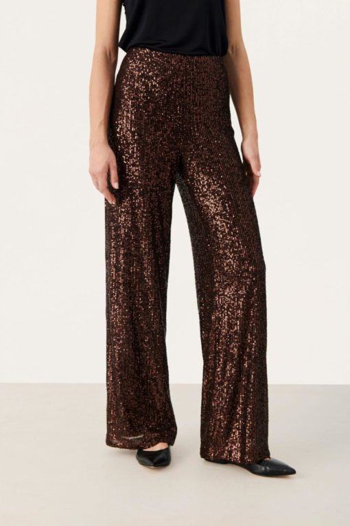 Tatiana Pants Mole' Metallic