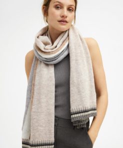 Etine, stripe lurex scarf Drizzle