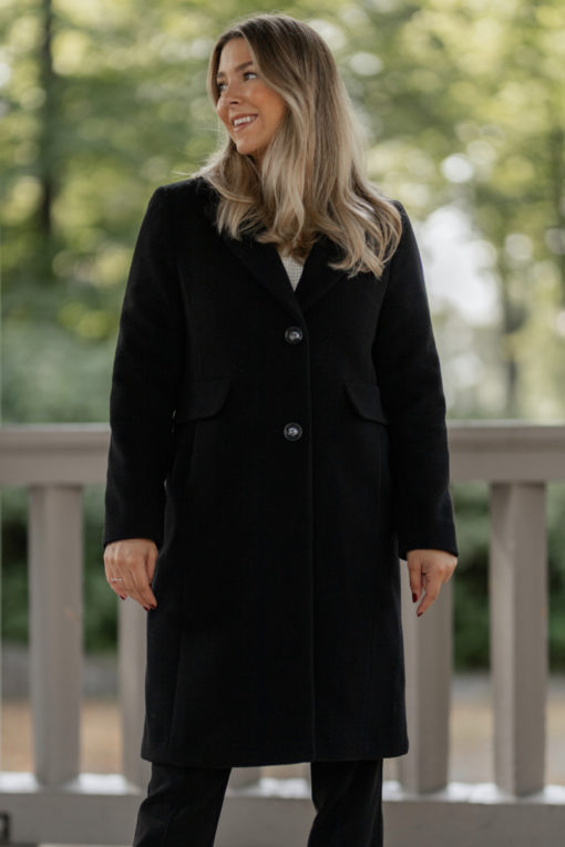 Ladies' coat 7745 Black