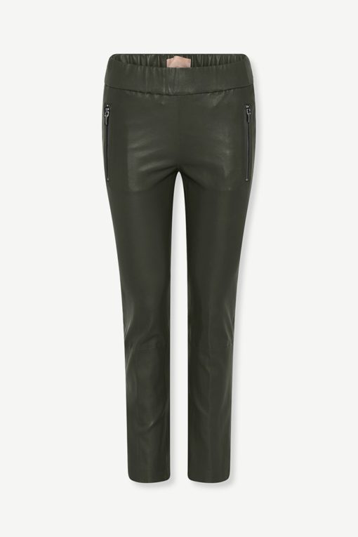Doa, 7/8 flare leg pants Beetle