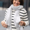 Evelina skjerf Grey